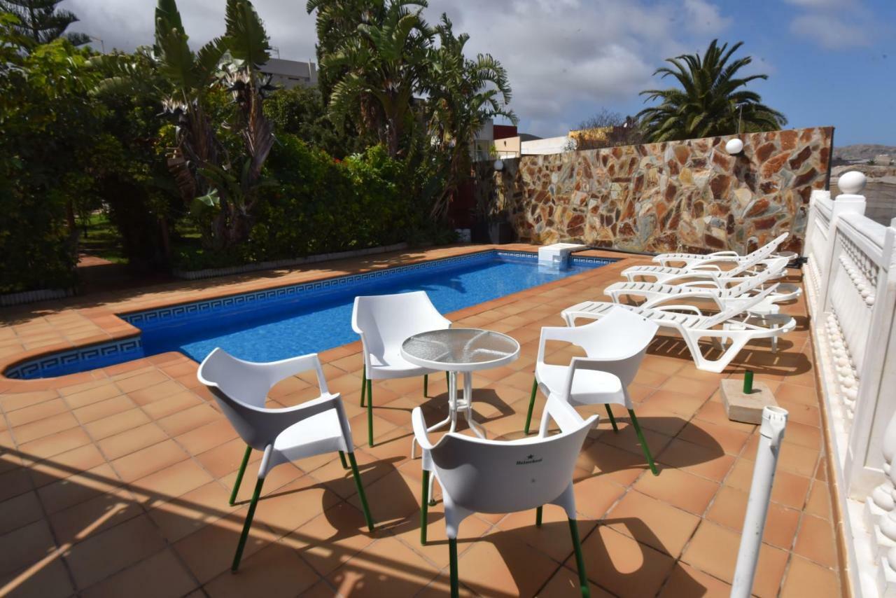 Villa Tonelero piscina privada climatizada y jardín Gáldar Exterior foto