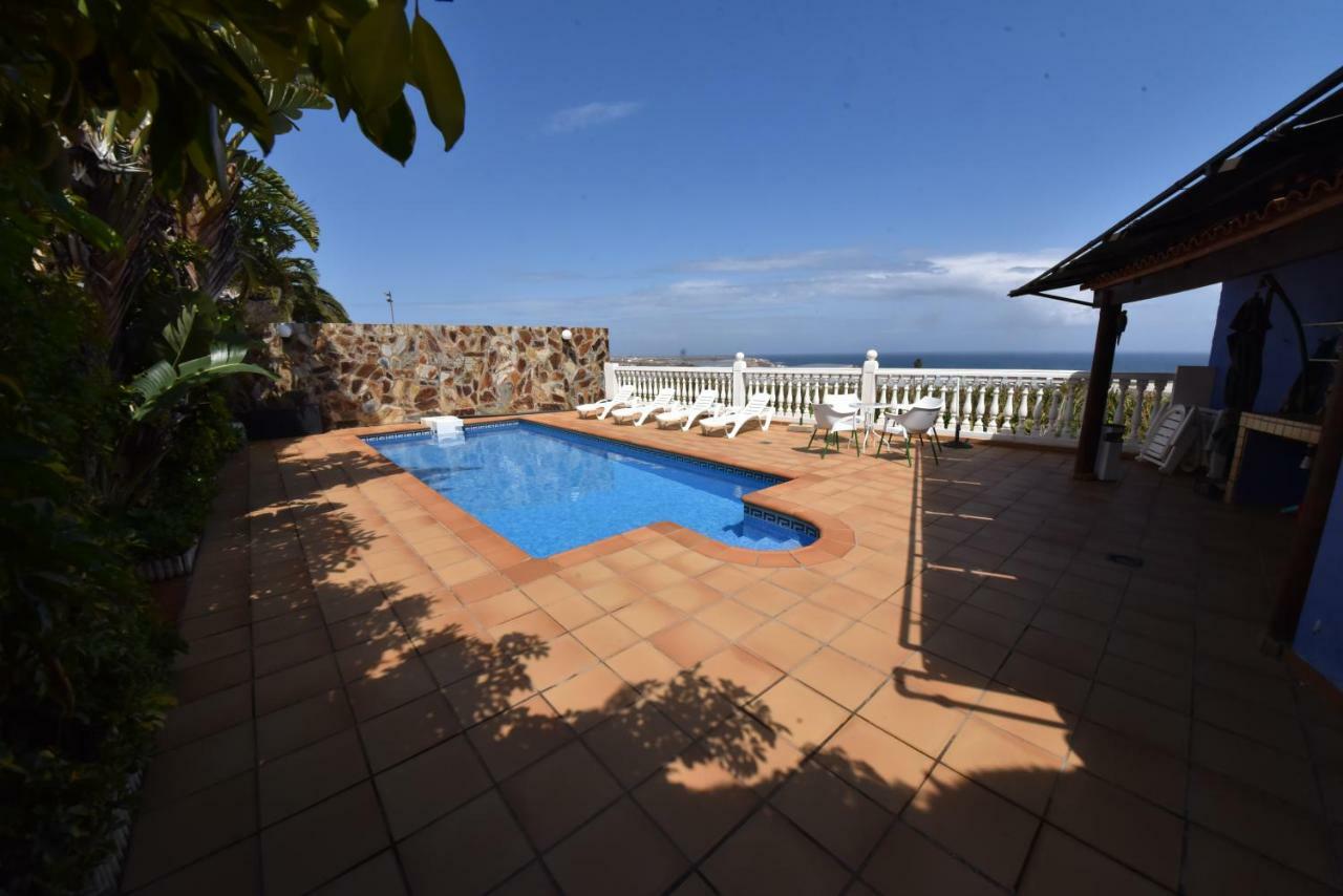 Villa Tonelero piscina privada climatizada y jardín Gáldar Exterior foto